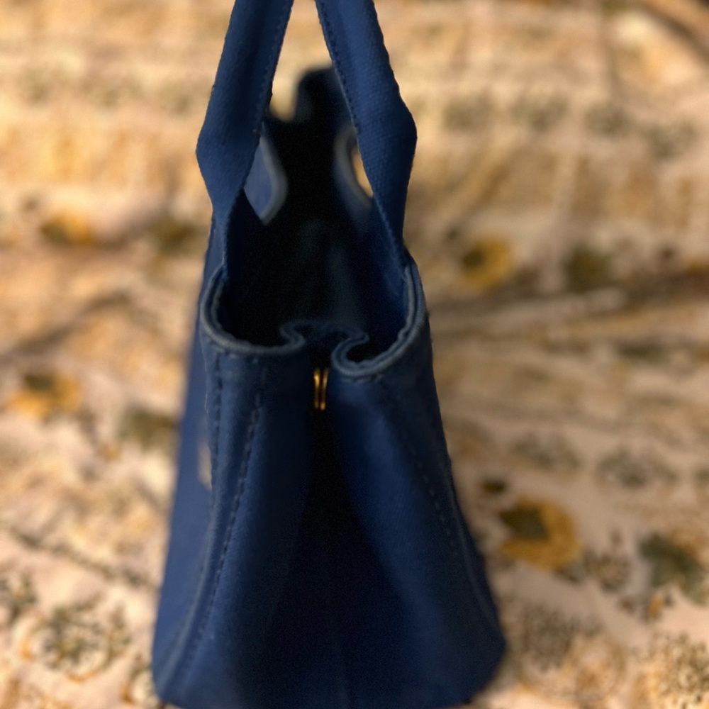 Prada Canapa Denim Bag